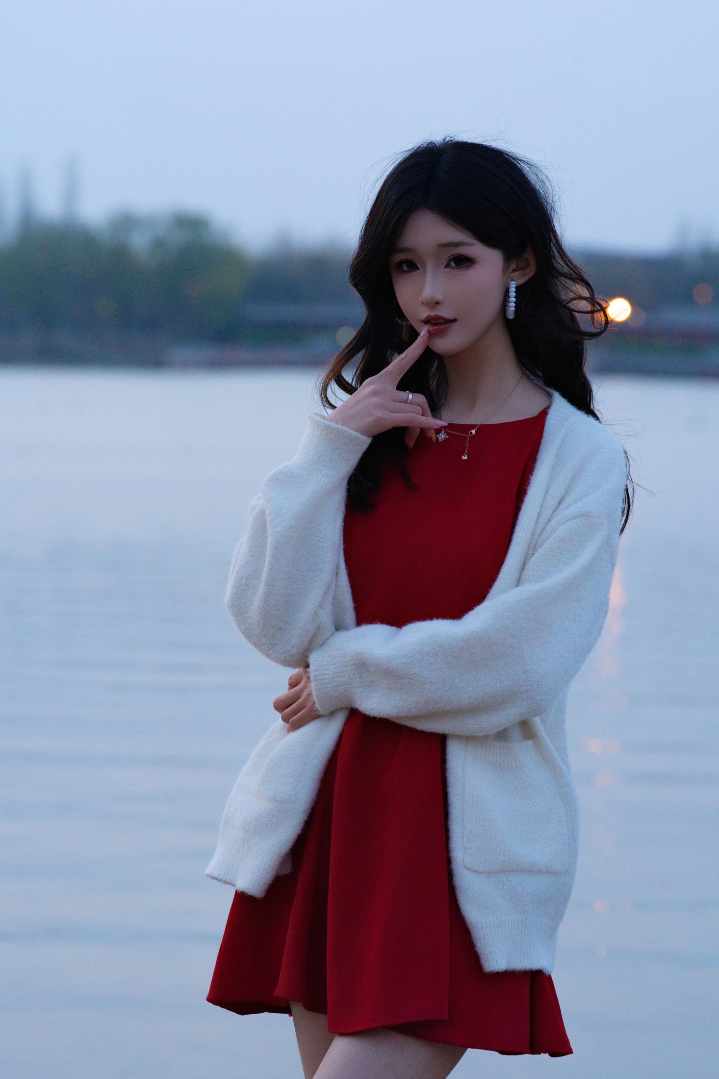 《暮色红裙・晚风里的情绪独白》[18P]