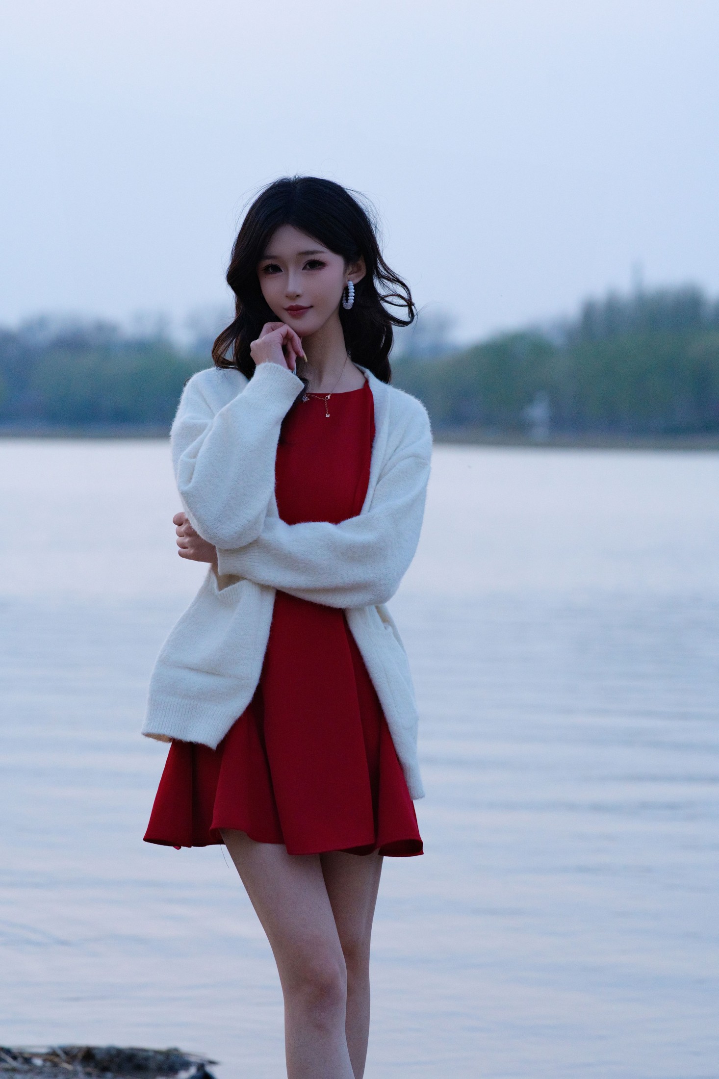 《暮色红裙・晚风里的情绪独白》[18P]