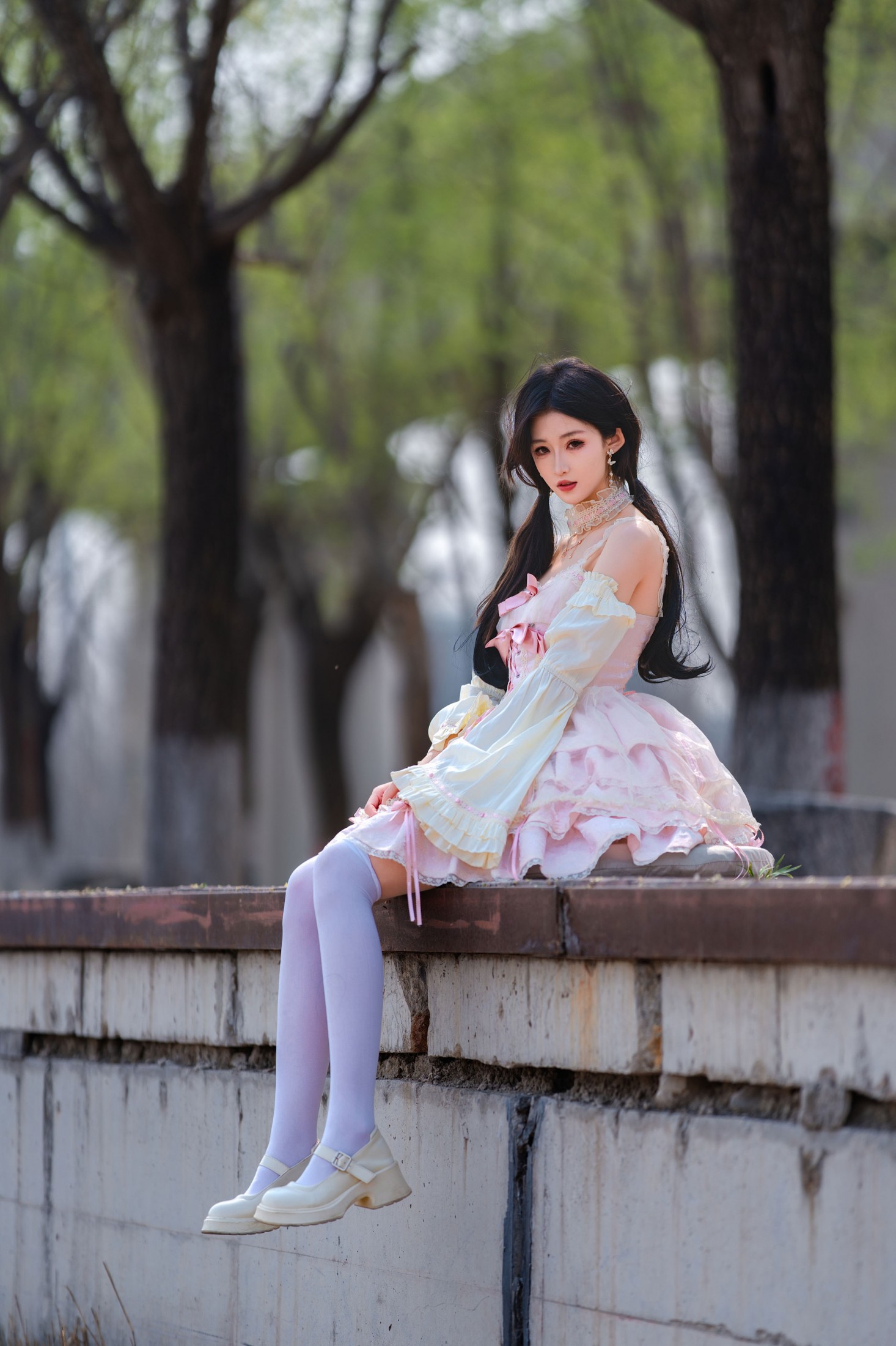 《甜妹洛丽塔洋装 · 春日草坪 小熊与少女的童话邂逅》[33P]