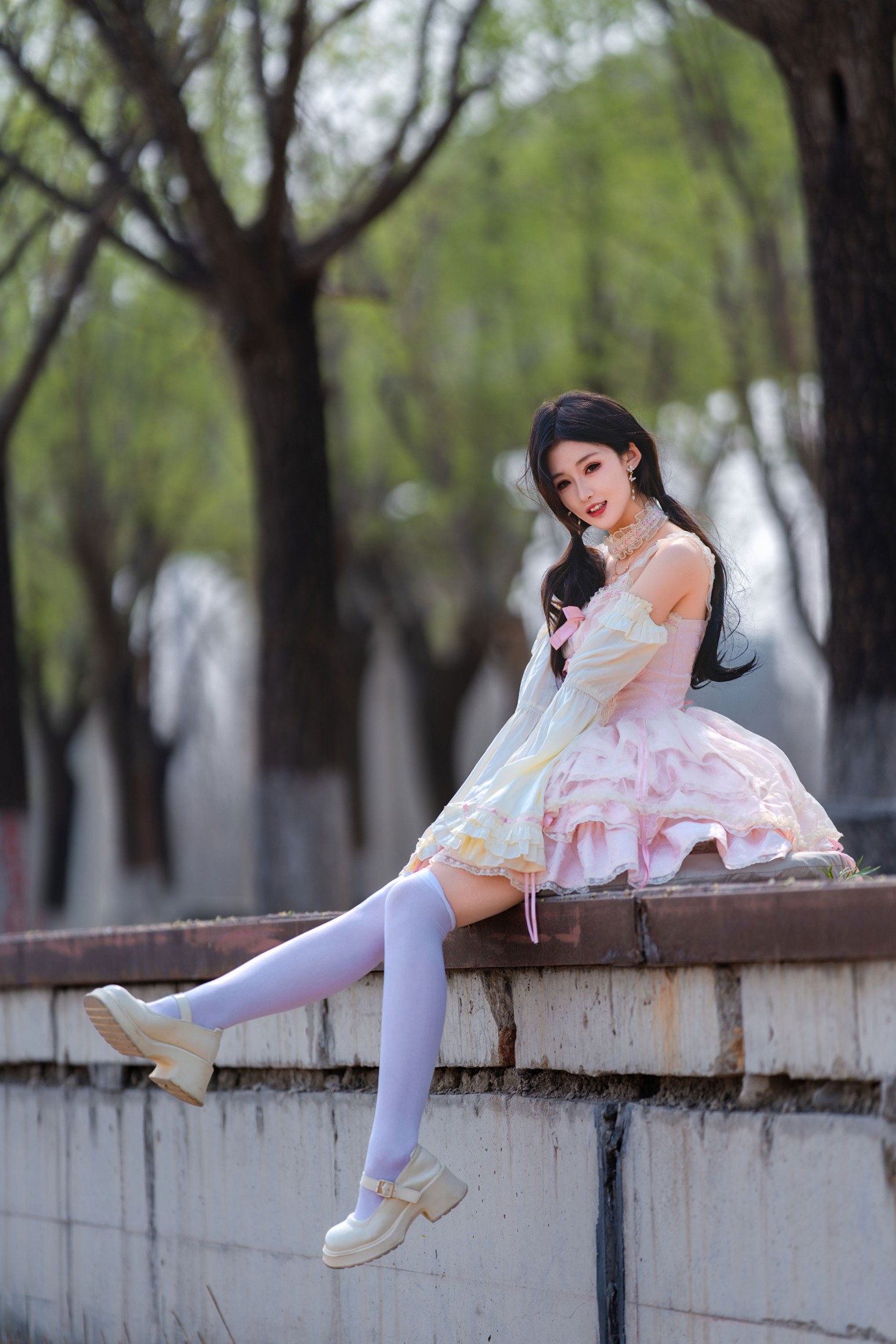 《甜妹洛丽塔洋装 · 春日草坪 小熊与少女的童话邂逅》[33P]