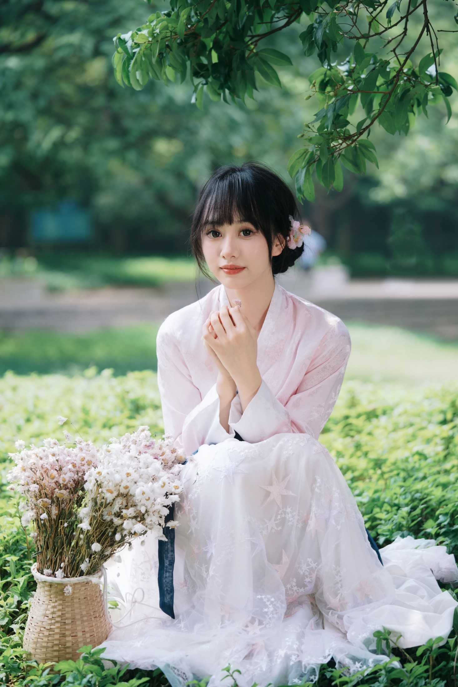 《一袭朝鲜服，山花在野，胶片质感温柔又耐看～》[26P]