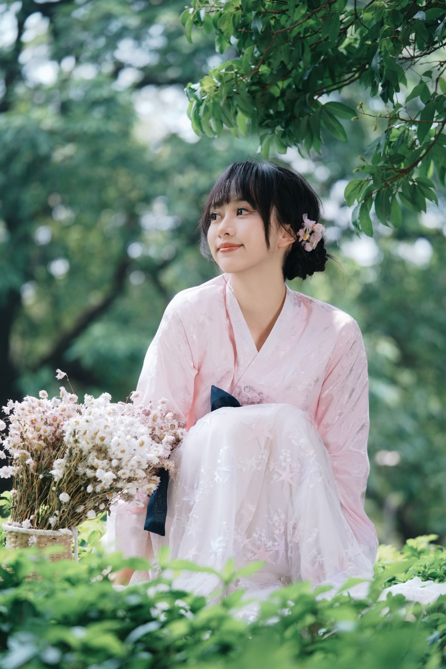 《一袭朝鲜服，山花在野，胶片质感温柔又耐看～》[26P]