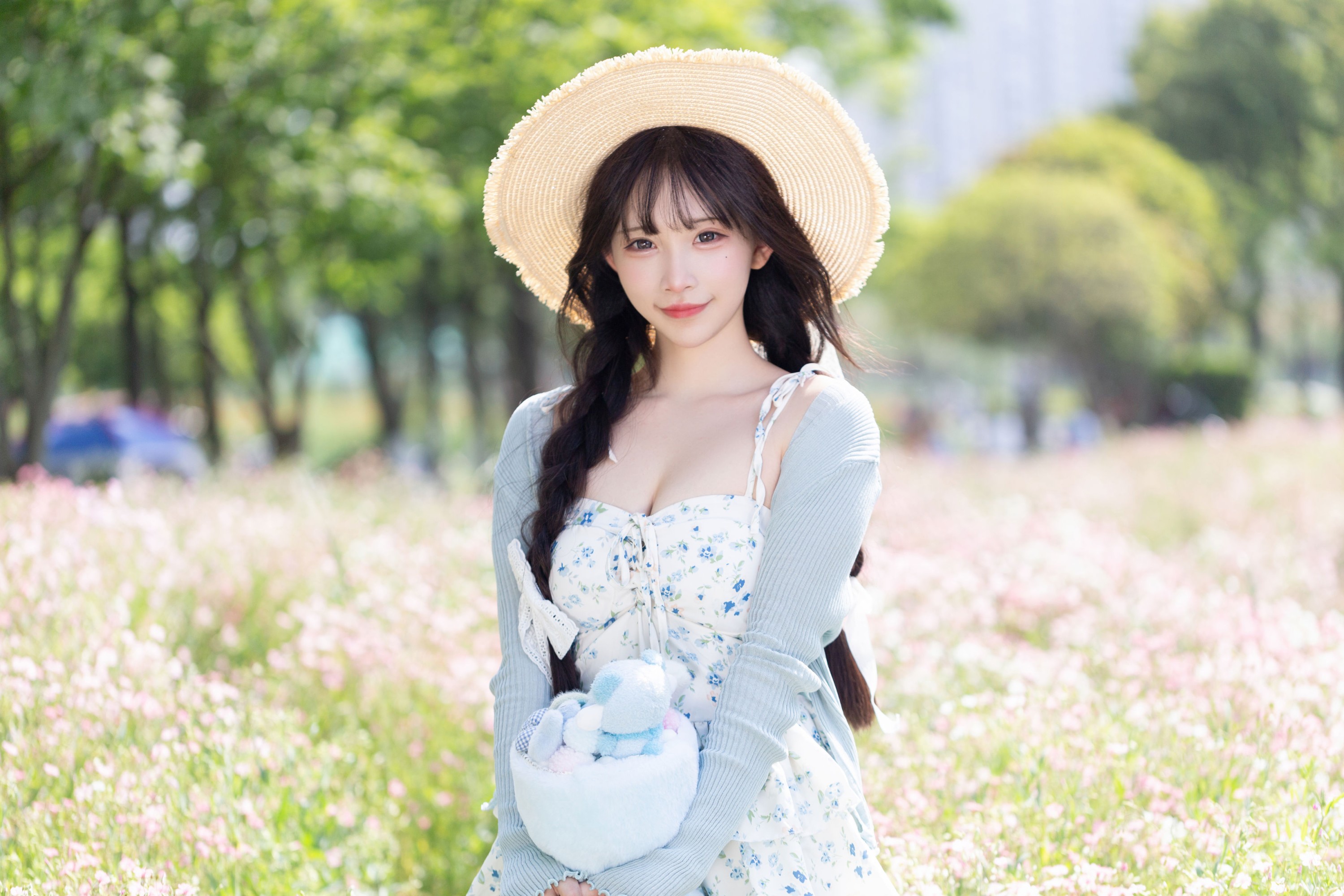 《复古风花海少女》[22P]