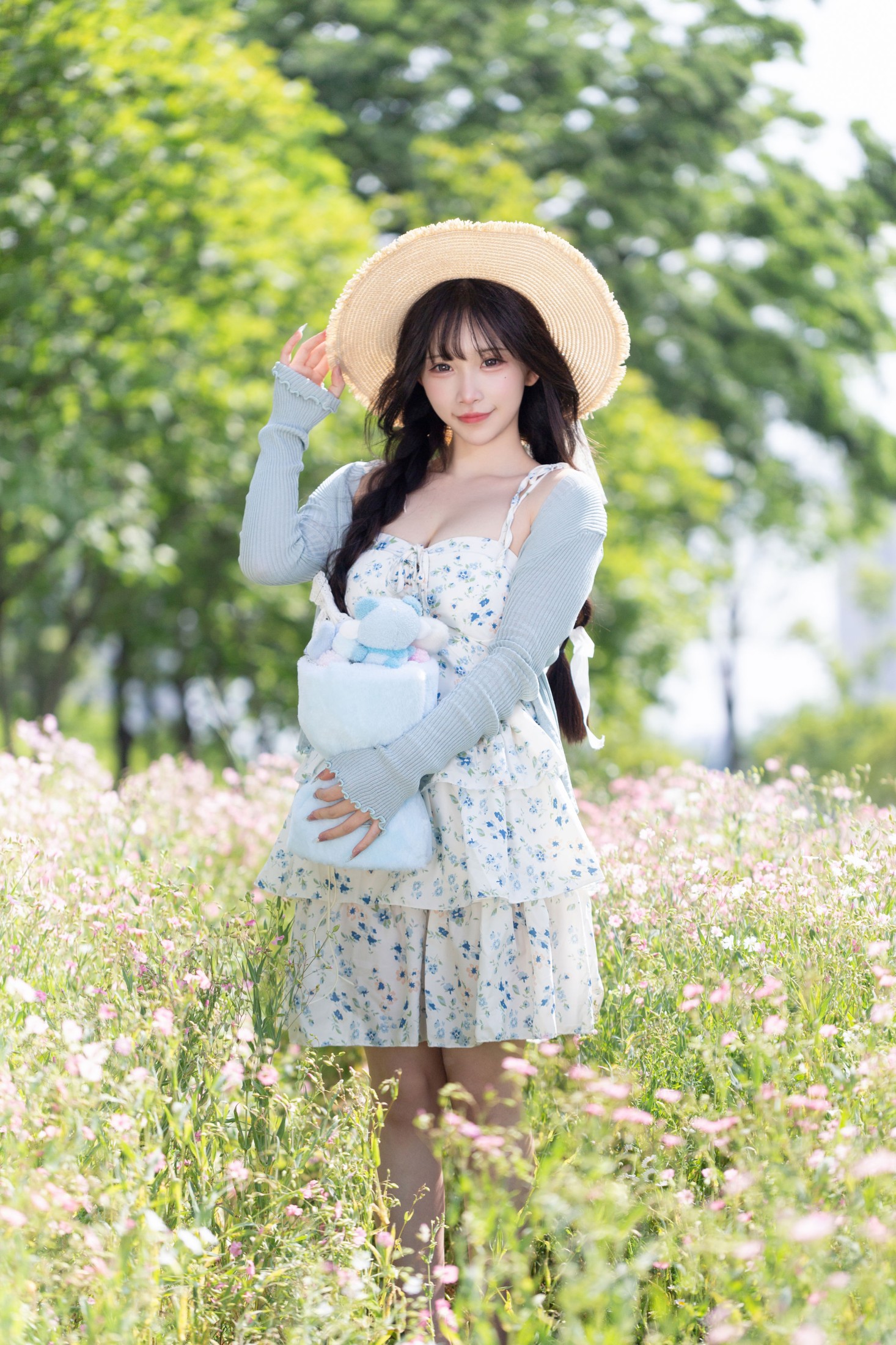 《复古风花海少女》[22P]