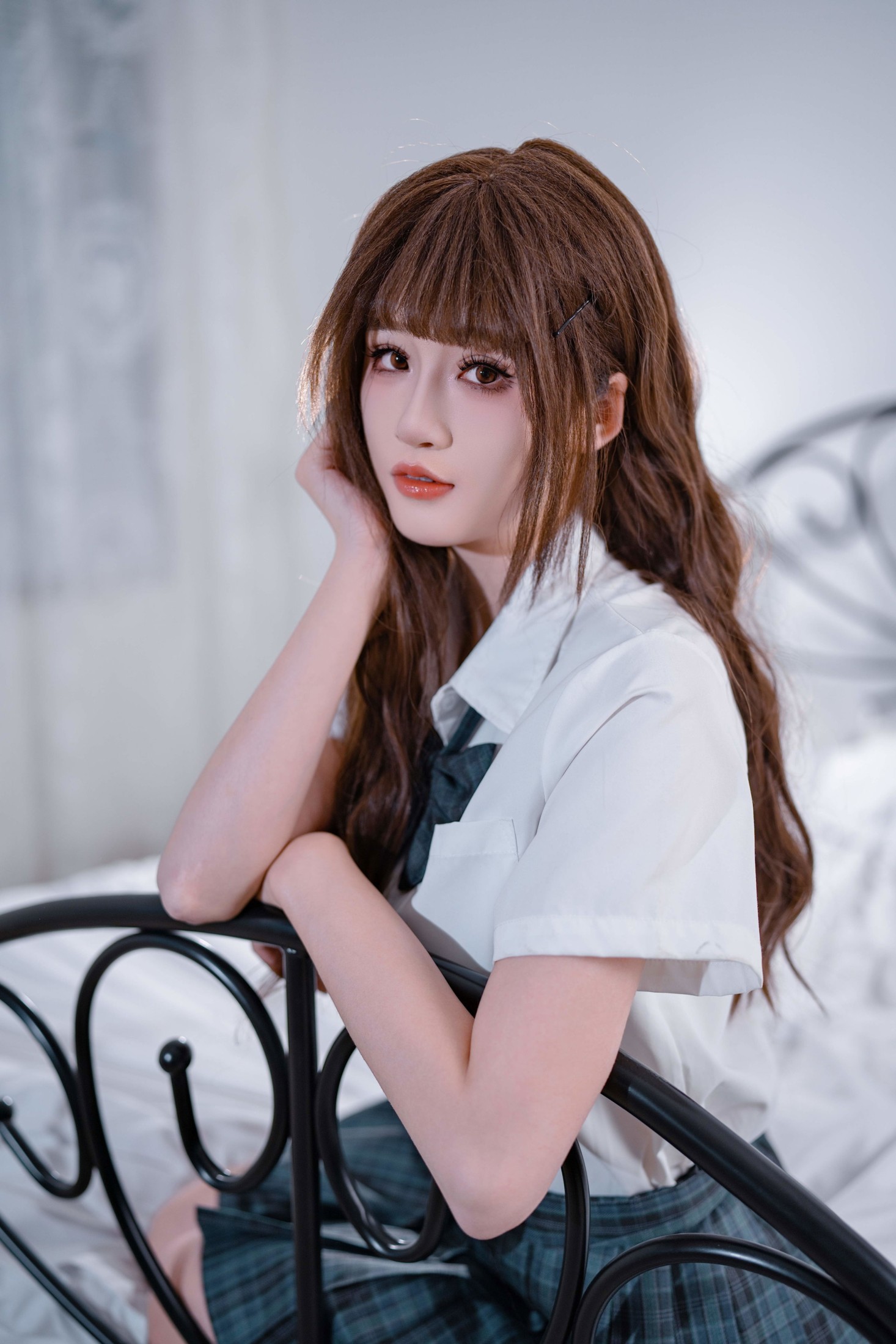 《JK 制服・白床空景》[53P]