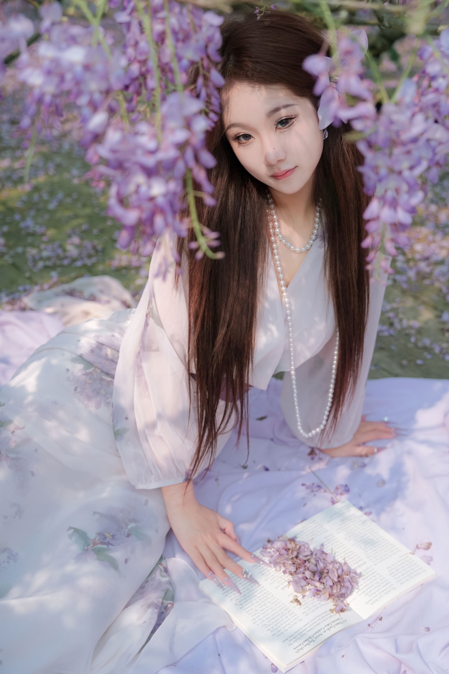 《紫藤花下》[14P]