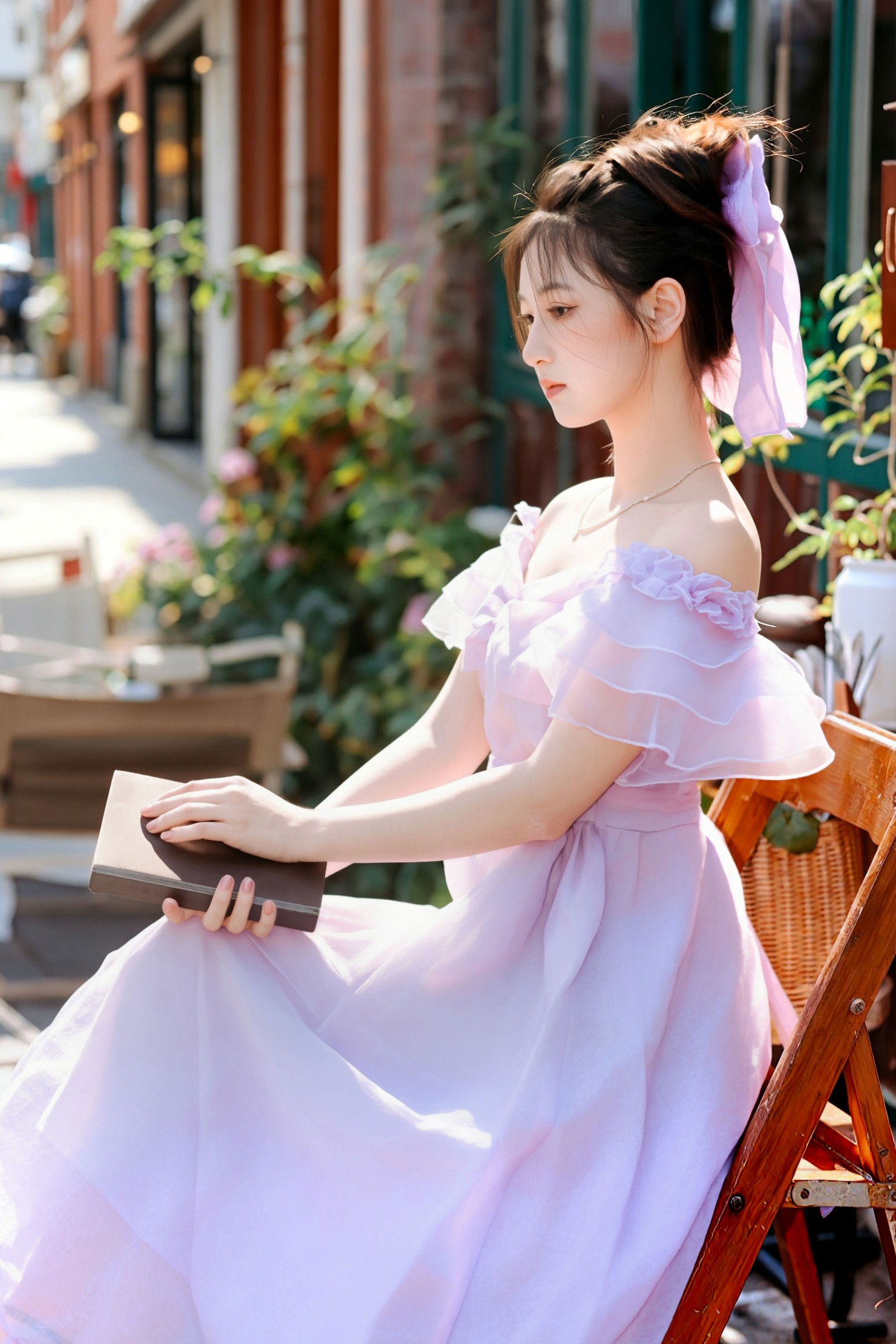 《一身浅紫，撞碎初夏所有温柔》[9P]