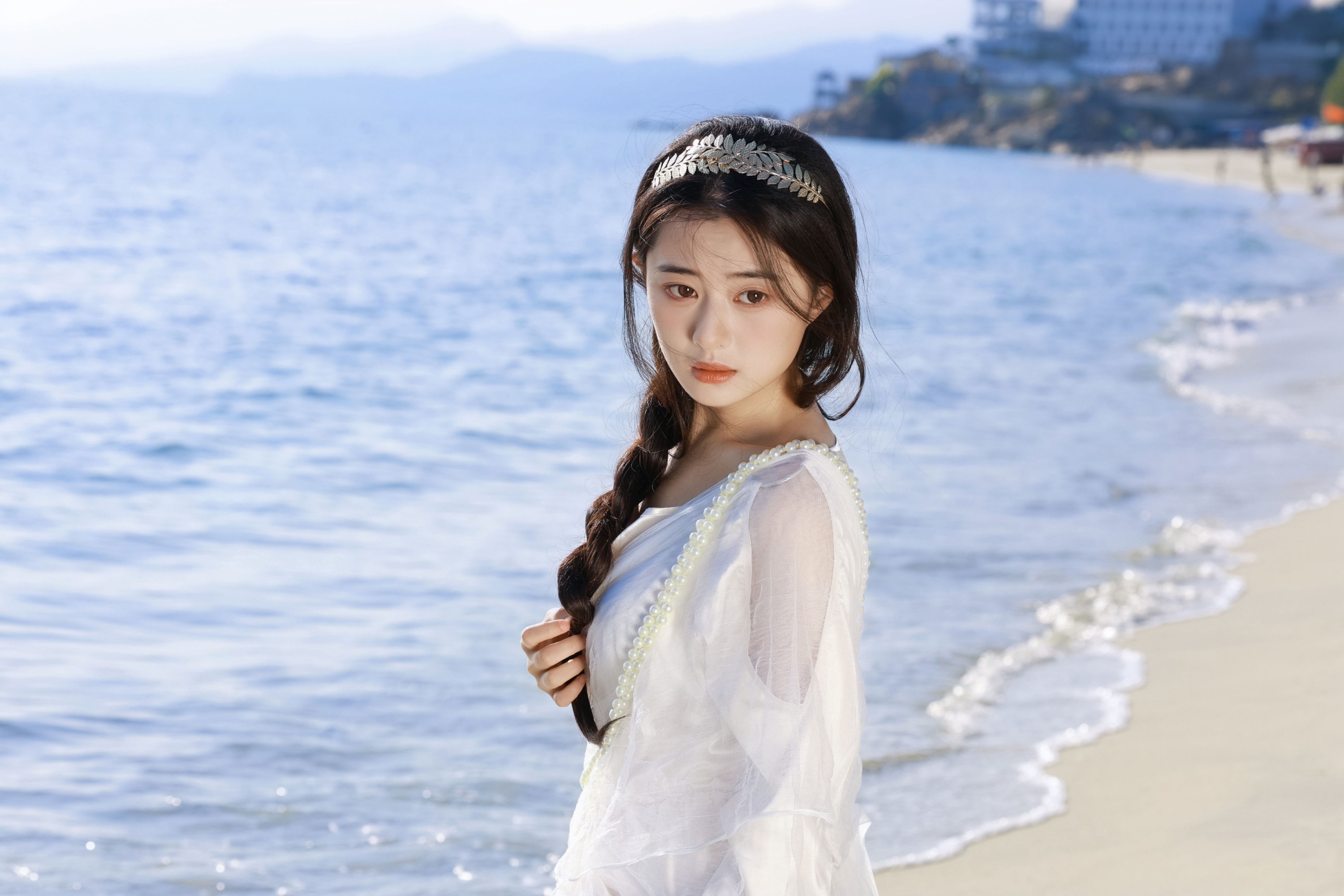 《海边的古希腊神话｜被阳光吻过的白裙女神》[15P]
