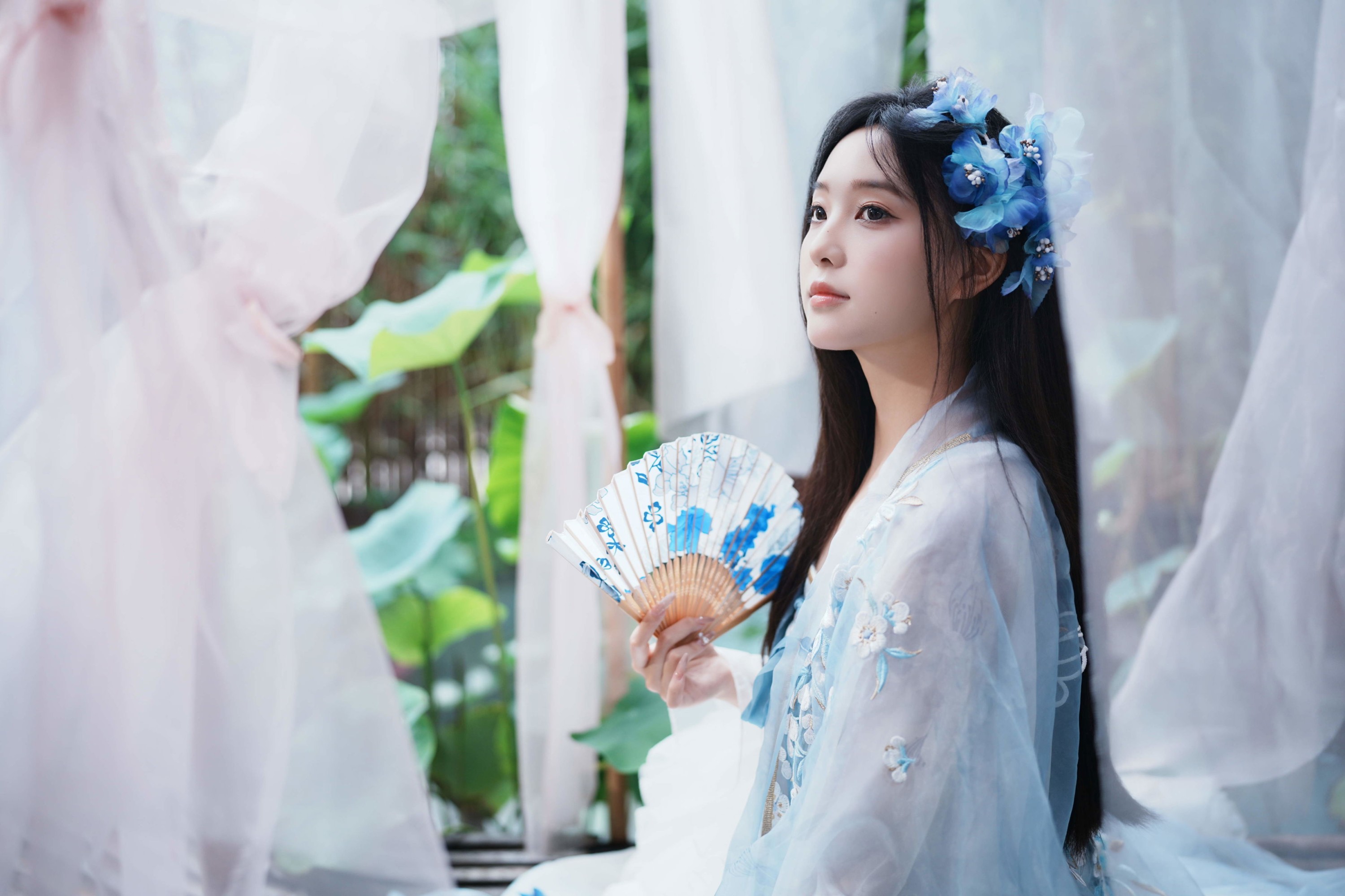 幔帐竹筏,夏荷幽幽|在北京复刻江南烟雨氛围感