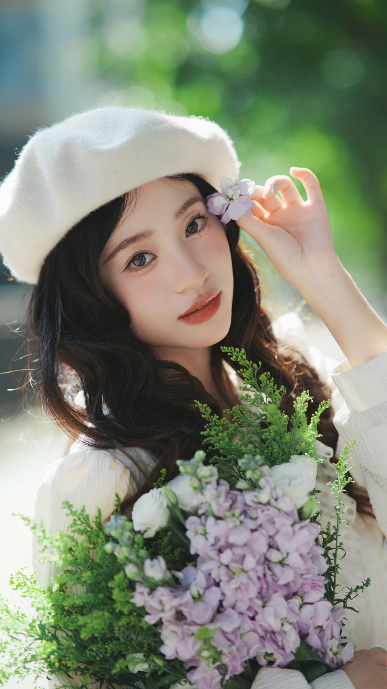 花与少女