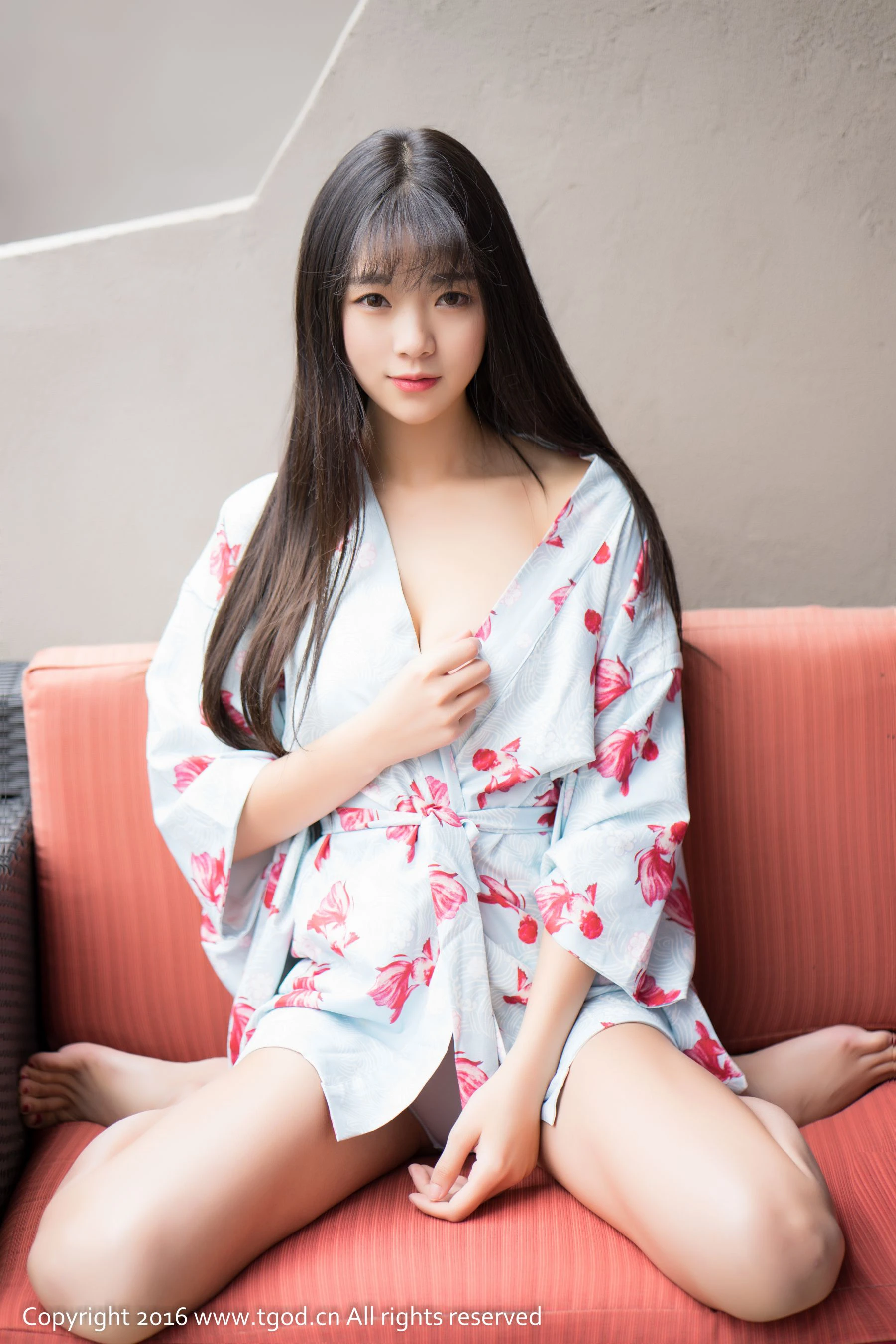 可乐Vicky《大理旅拍》清新和服+性感内衣 推女神@尤蜜荟