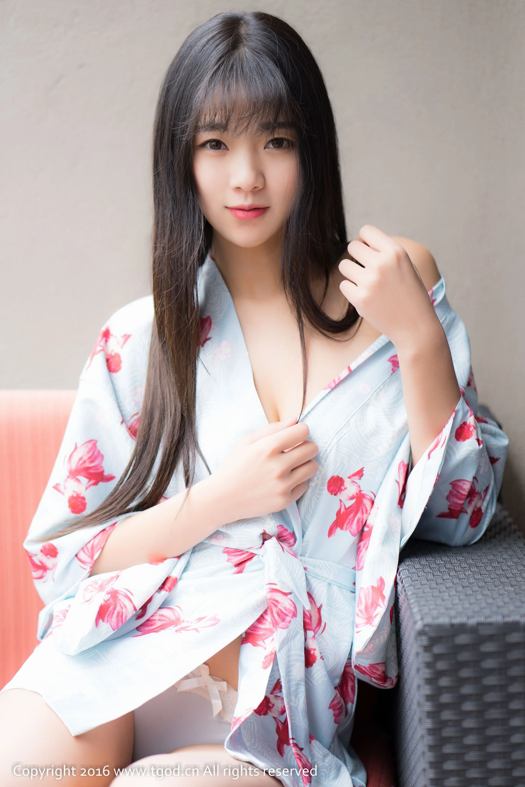 可乐Vicky《大理旅拍》清新和服+性感内衣 推女神@尤蜜荟