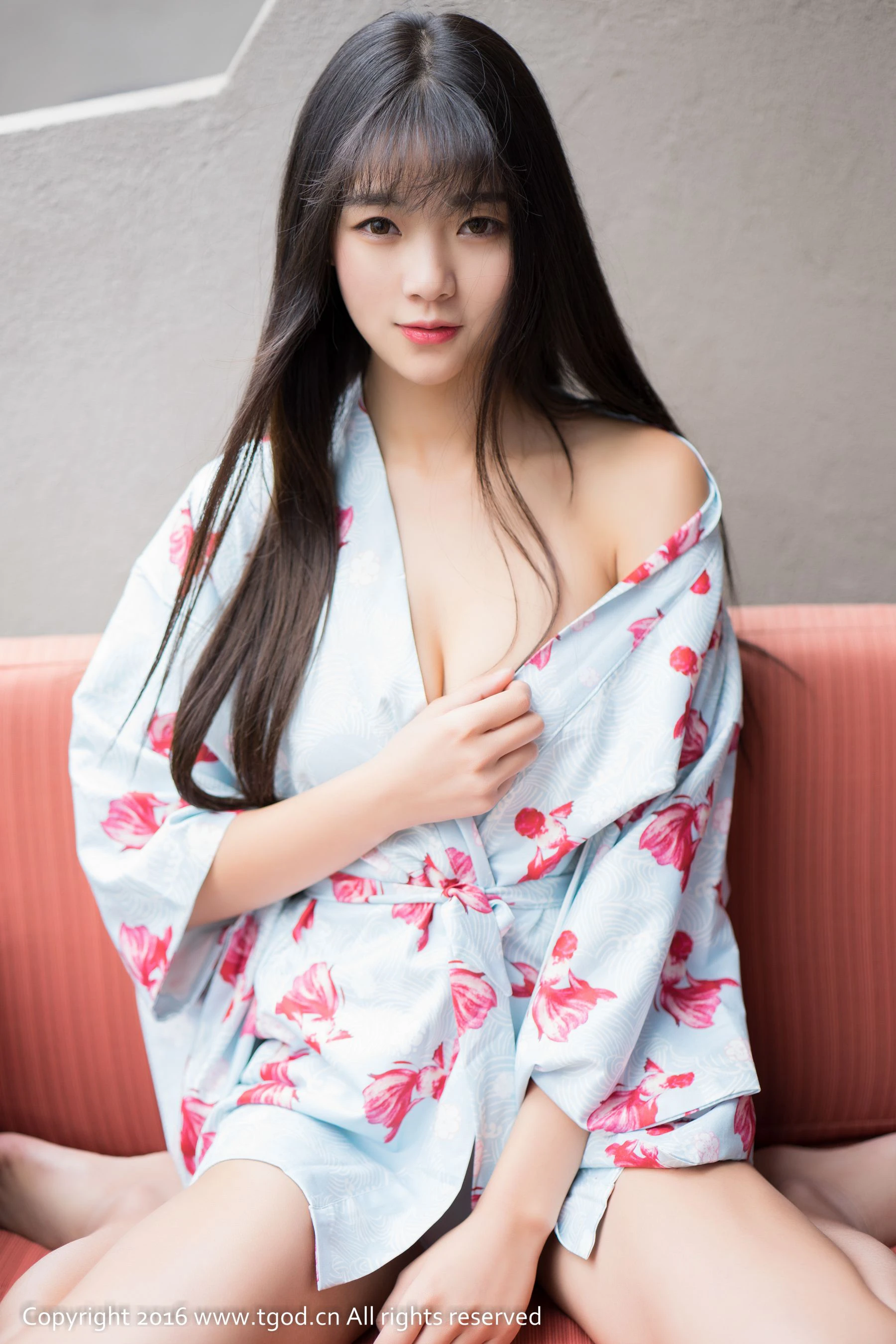 可乐Vicky《大理旅拍》清新和服+性感内衣 推女神@尤蜜荟