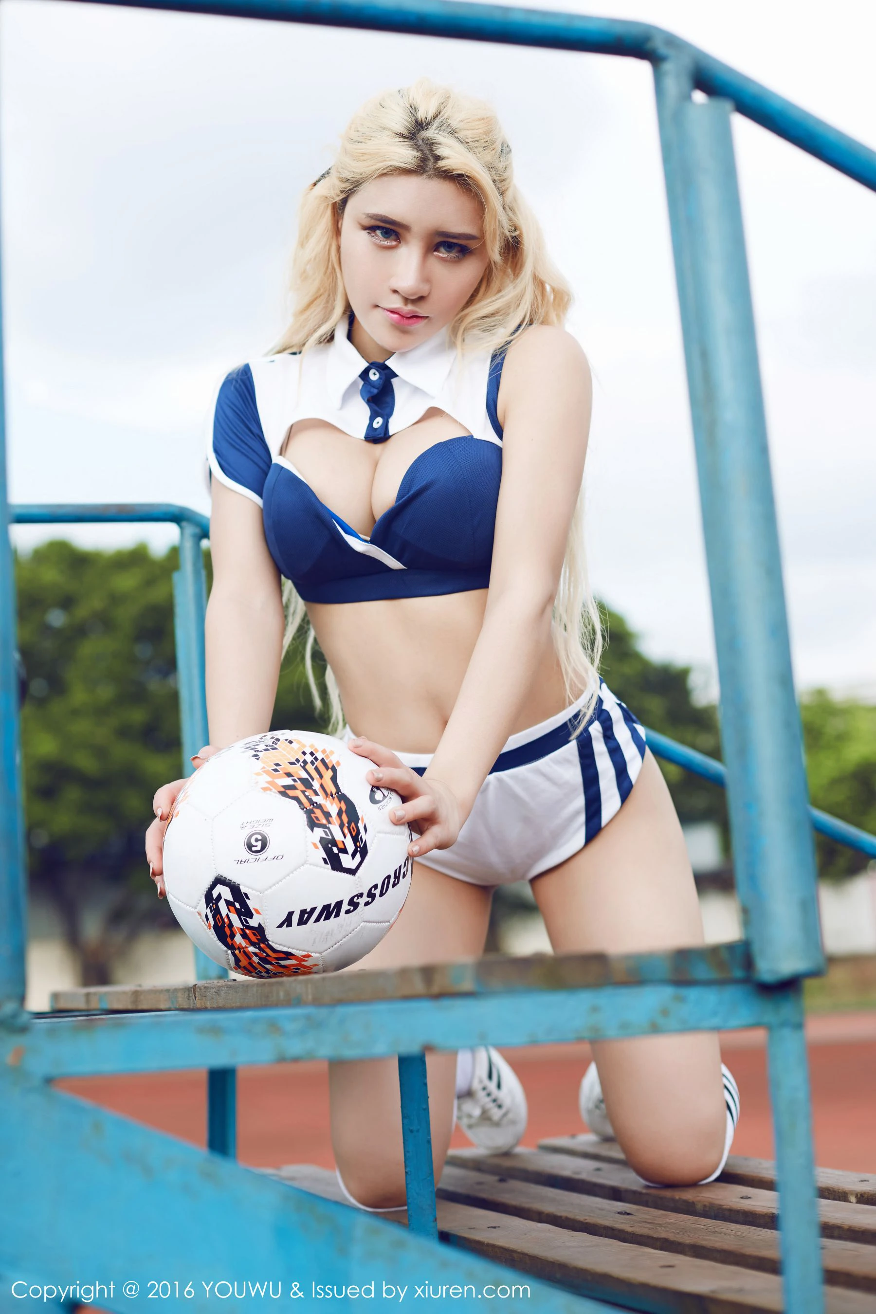 足球宝贝@雅儿Barbie《欧洲杯主题》 尤物馆 Vol.017